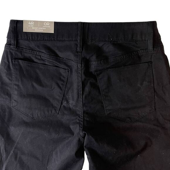 Chicos Secret Stretch Four Pocket Jet Black Jeggings Chicos Size OR Size 4 BNWT - Picture 7 of 14